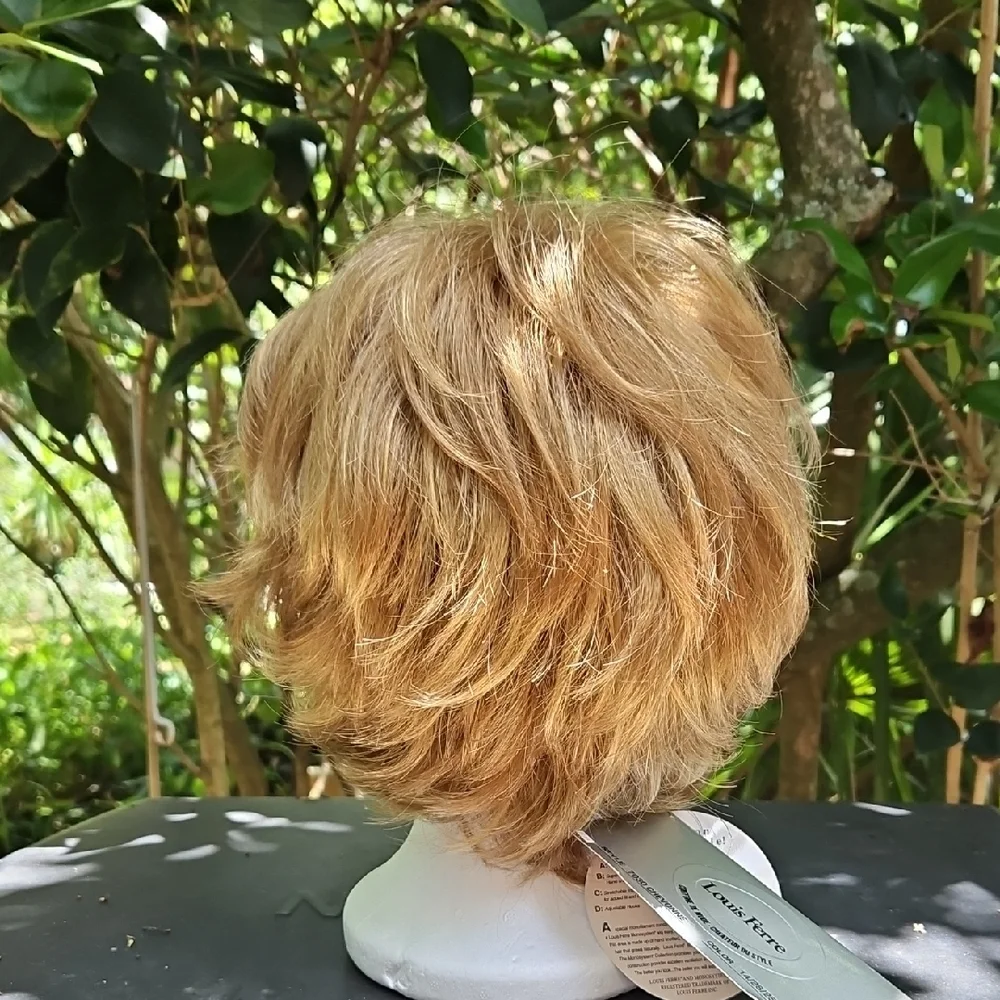 Brown Layered Wig with Natural Texture and Volume - Picture 3 of 5